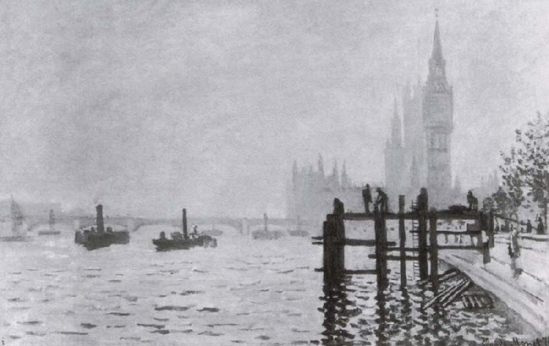 Claude Monet The Thames and Parliament China oil painting art